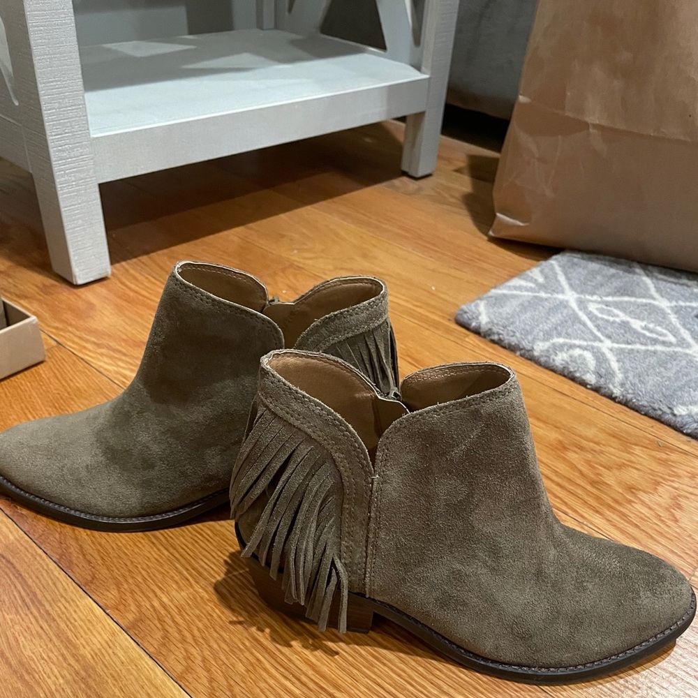Booties, Size 7, never worn, lucky brand